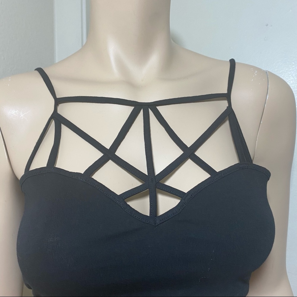 Express One Eleven Strappy Front Bralette